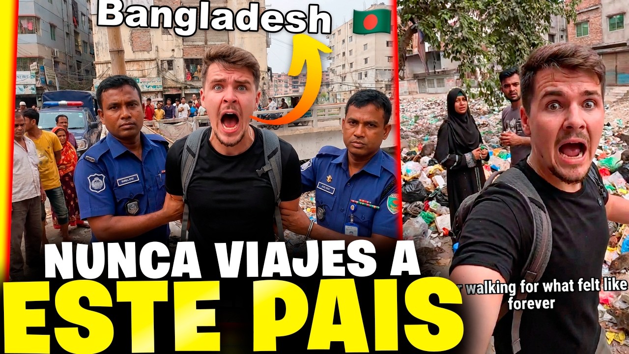 Bangladesh es un DESASTRE 😱 un CAOS PEOR que India al que NUNCA VOY A VIAJAR