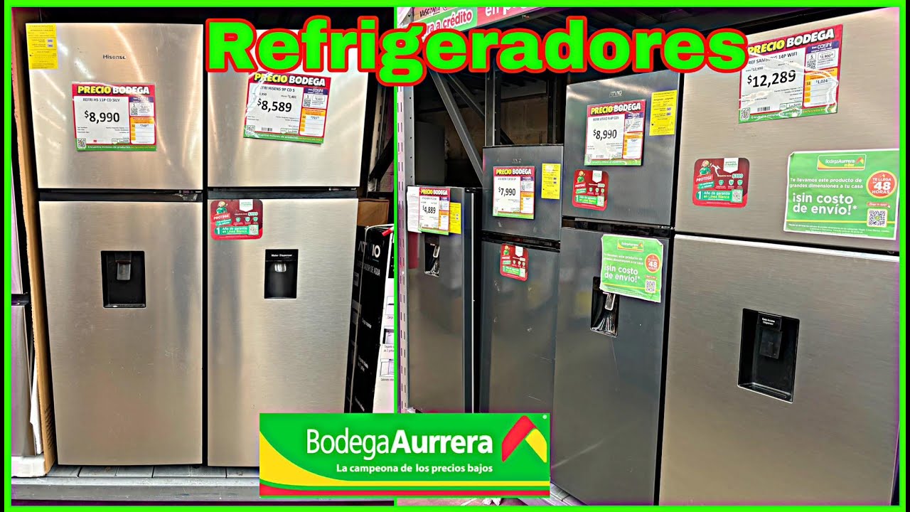 REFRIGERADORES EN BODEGA AURRERA, RECORRIDO COMPLETO