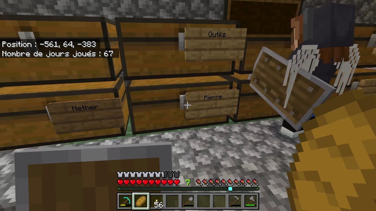 Aventure Minecraft pere fille
