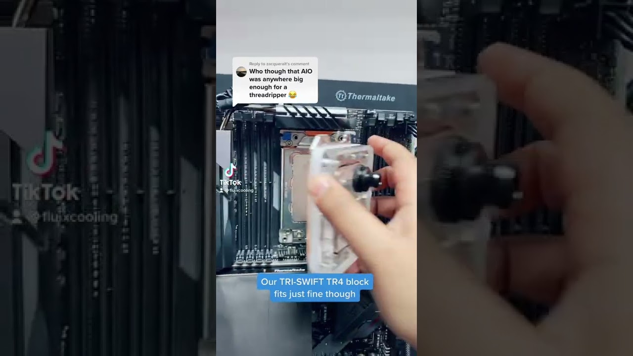 The BEST Water Block for AMD Threadripper! #shorts