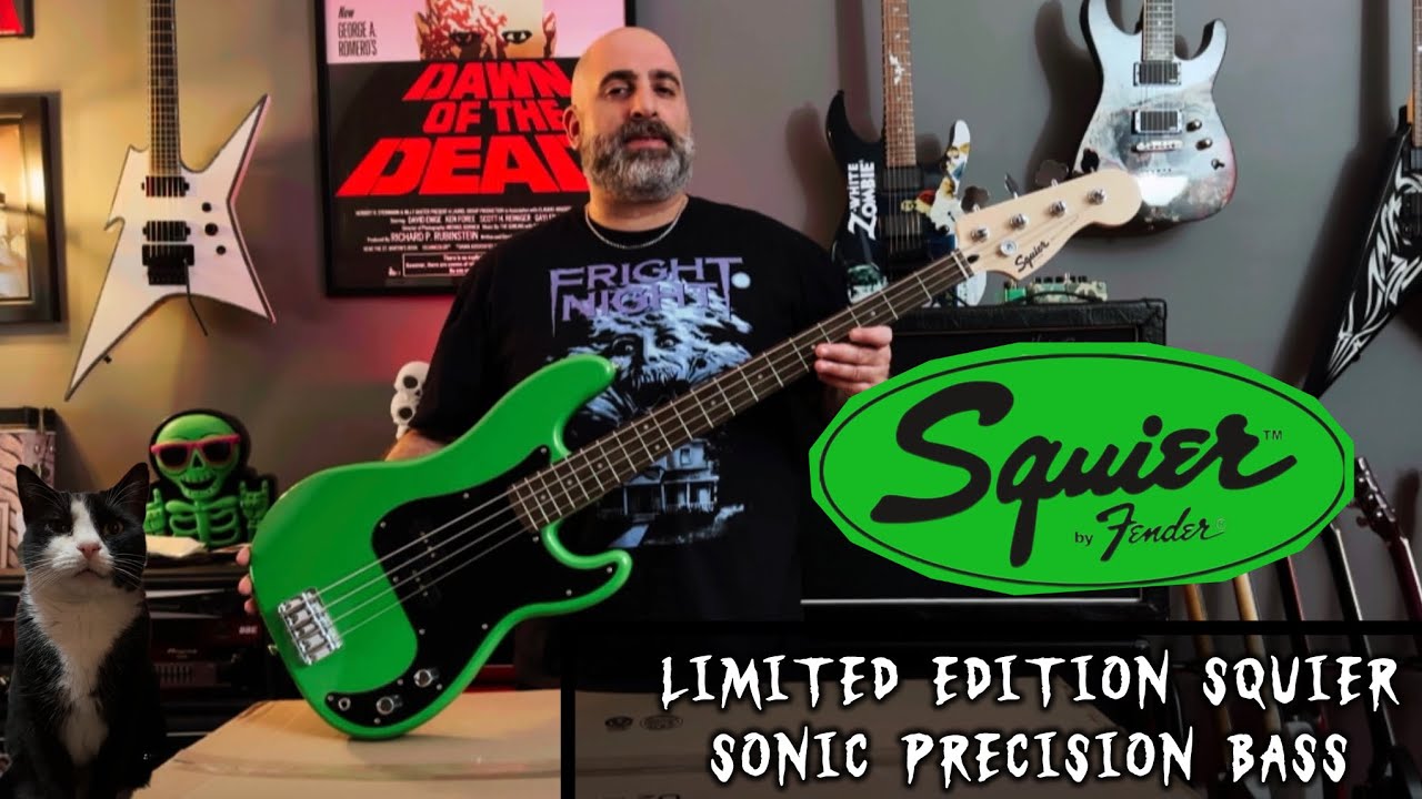 Обзор лимитированной серии Squier Sonic Precision Bass
