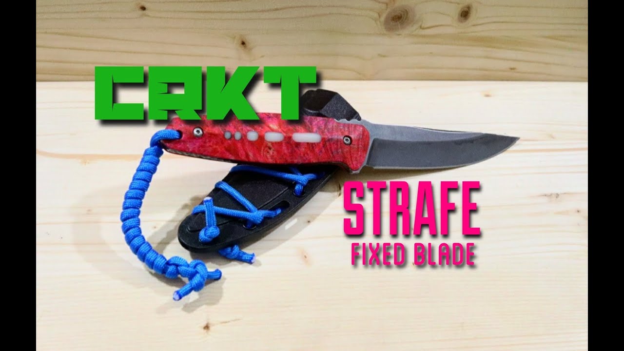 CRKT Strafe Fixed Blade Knife/Customized!!(Knathan's Knives)