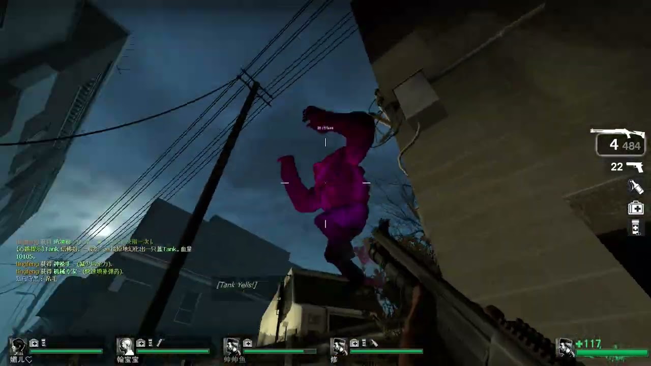Left 4 Dead 1 Gameplay Multiplayer Campaign Crash Course Chapter The Alleys