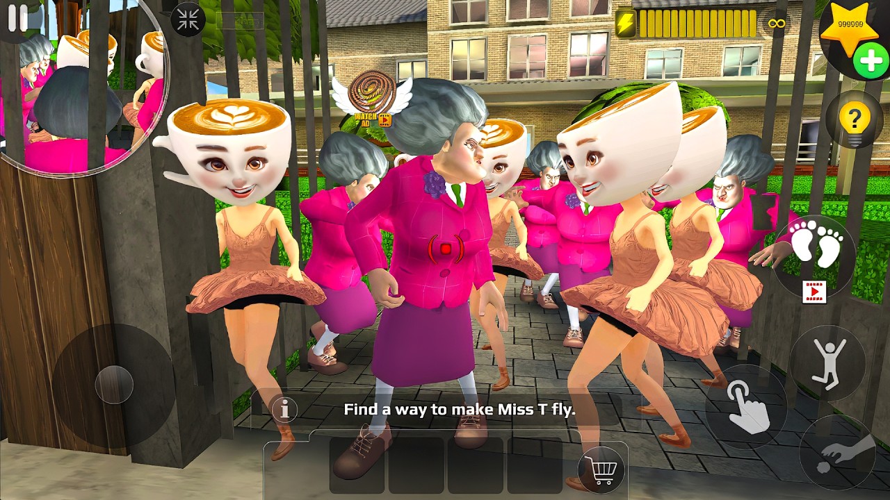 BALLERINA CAPPUCCINA VS MISS T?! 😱💃 | Scary Teacher 3D Gets CRAZY! app update