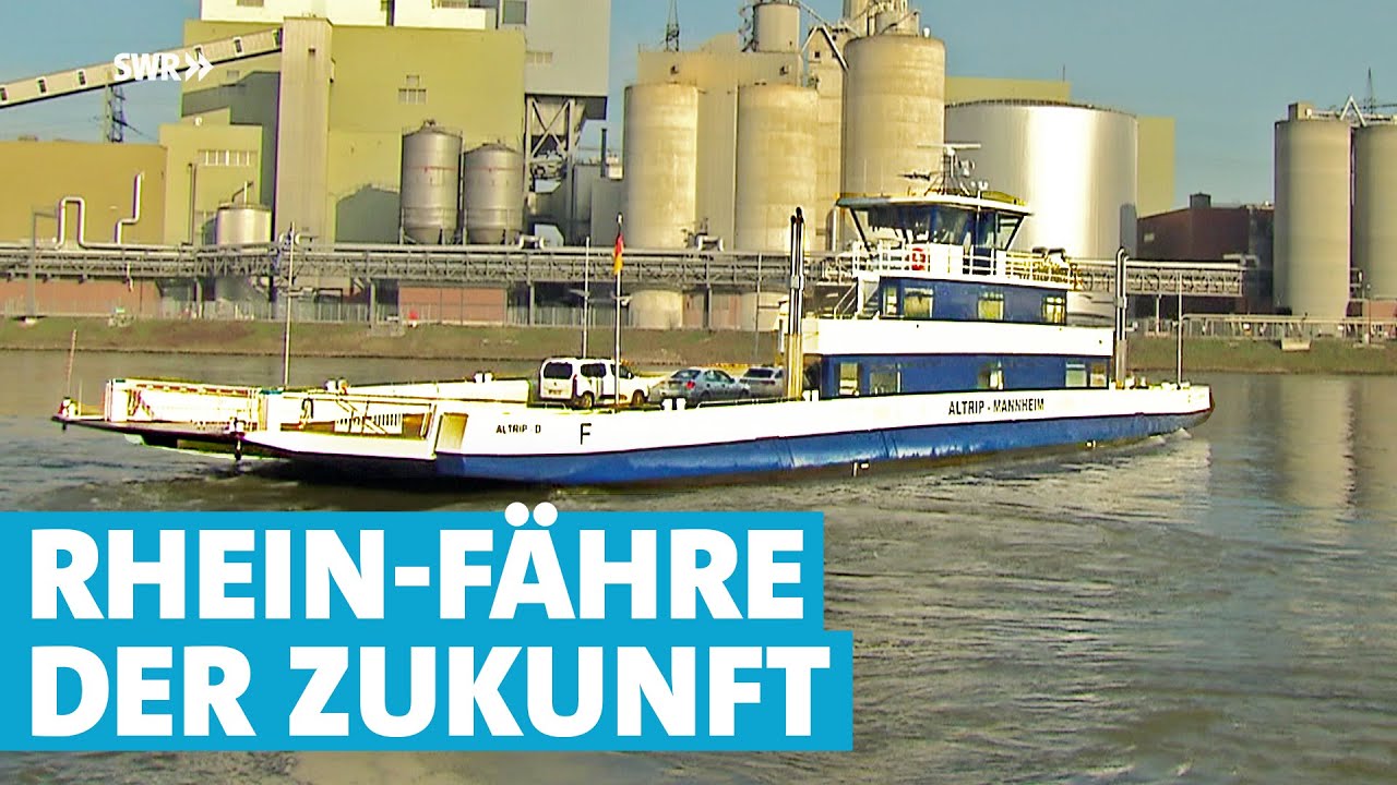 Moderne Zukunftsfähre auf dem Rhein: Die schnelle 