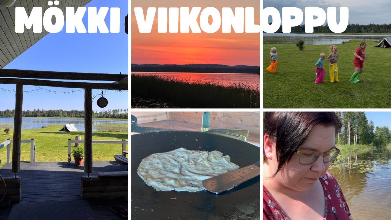 HELTEINEN VIIKONLOPPU KESÄMÖKILLÄ PERHEEN KANSSA 🎣🌊☀️🌅