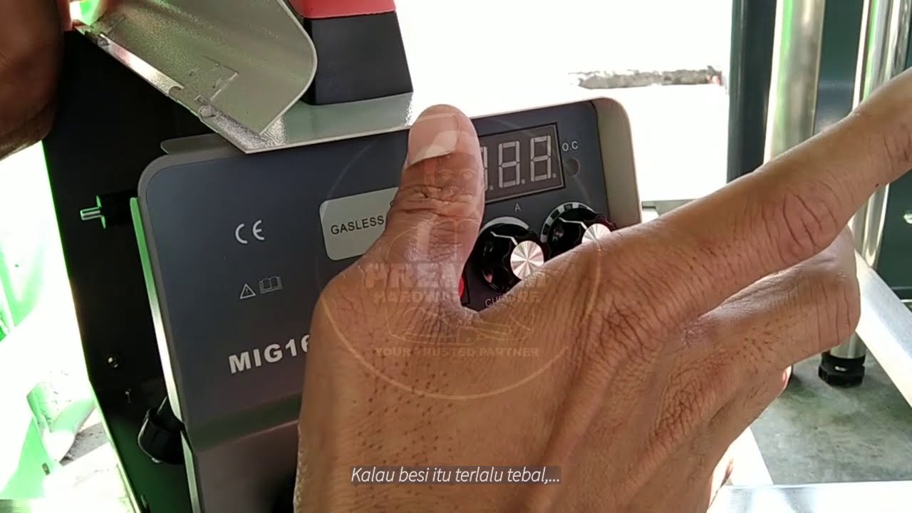 Tips Menggunakan MIG 160G Professional Welding Machine (GASLESS MACHINE)