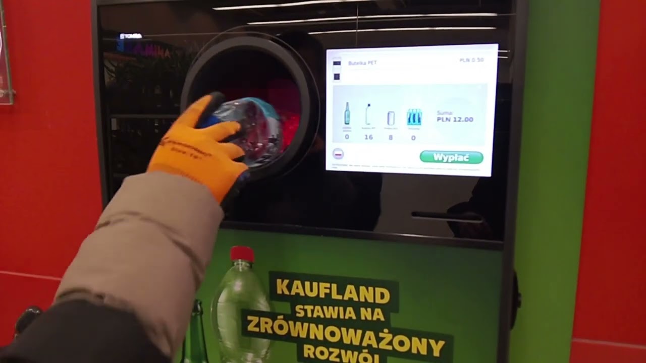 Test butelkomatu w Kauflandzie 