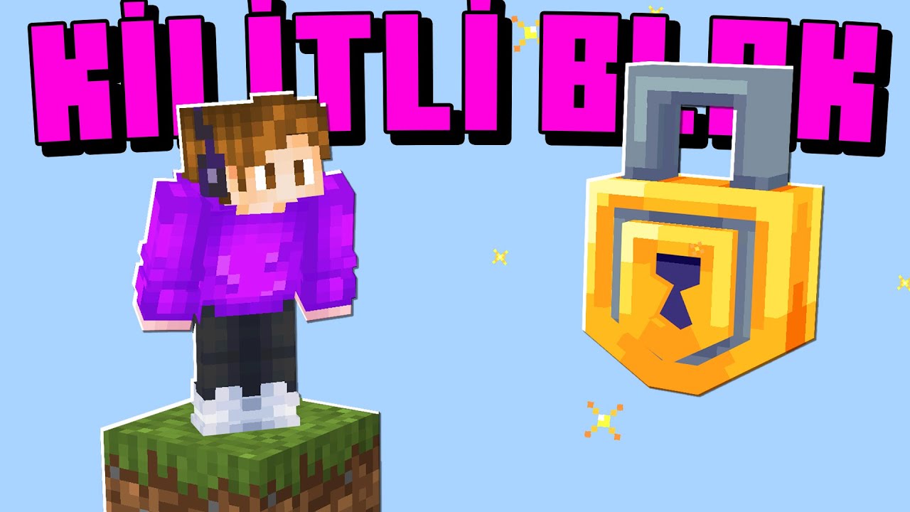 Minecraft ama TEK BLOKLARI SATIN ALIYORUM! | Aphernix Minecraft Bedrock
