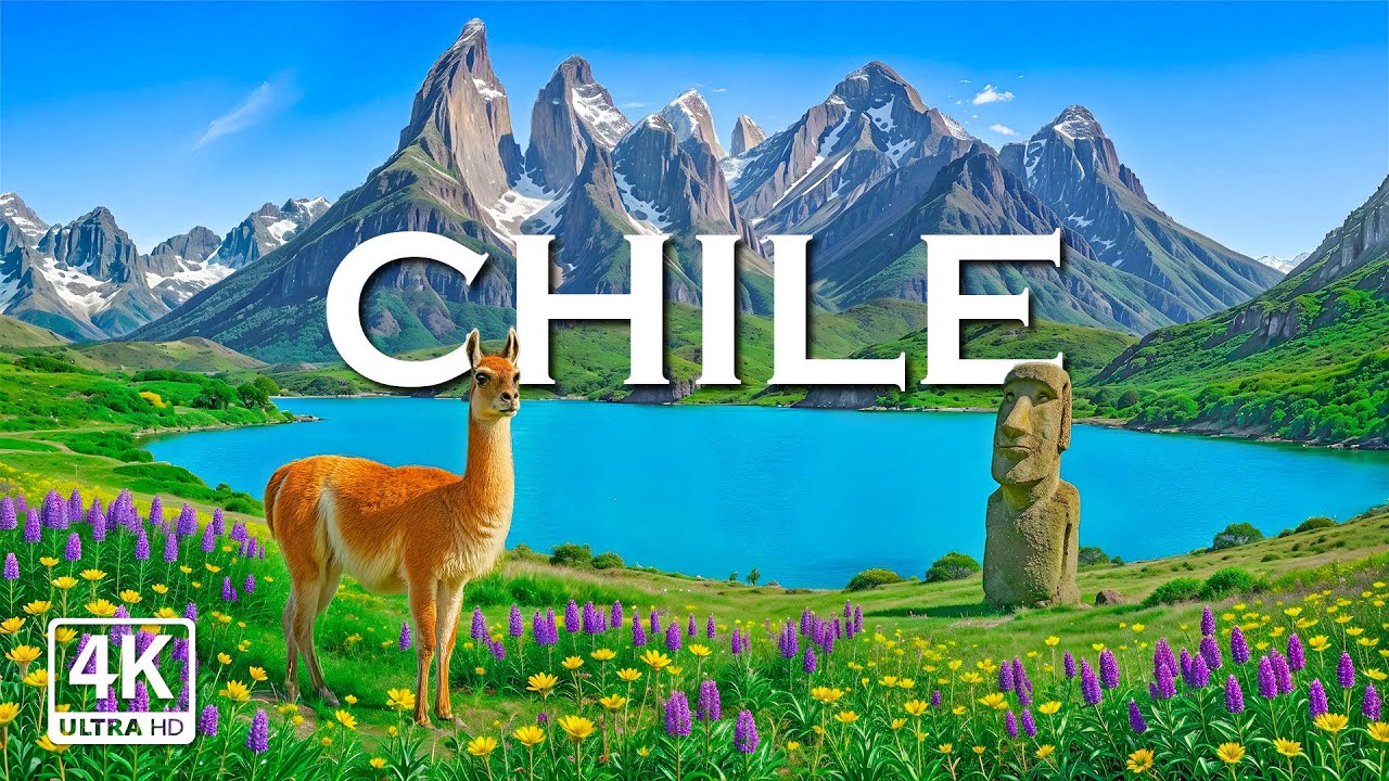 Chile 4K - Scenic Relaxation Film With Calming Music - Video 4K Ultra HD