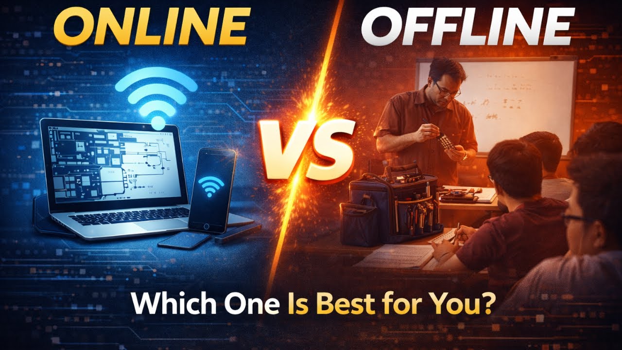 Online vs Offline Mobile Repair Training | Which One Is Best for You?