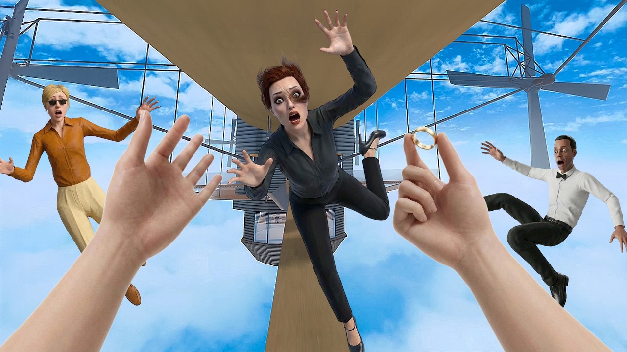 在飛艇上向小姐姐求婚-Newton's Playground VR