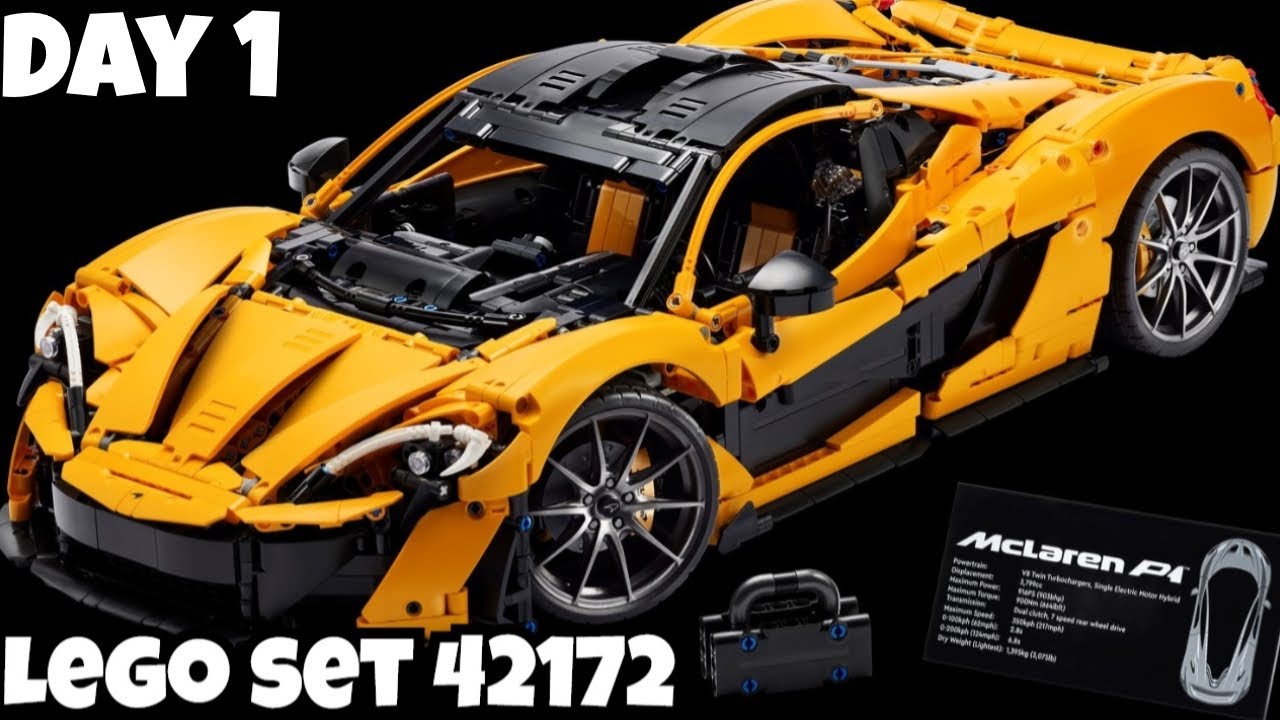 Building Lego Set 42172 Day 1