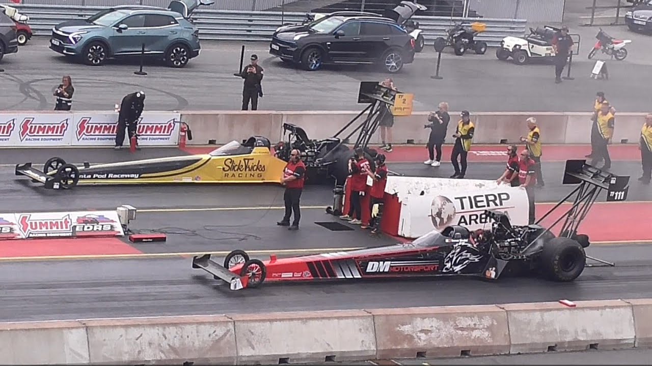 New european speed record in Top Fuel Dragster. Tierp Arena. August 2024
