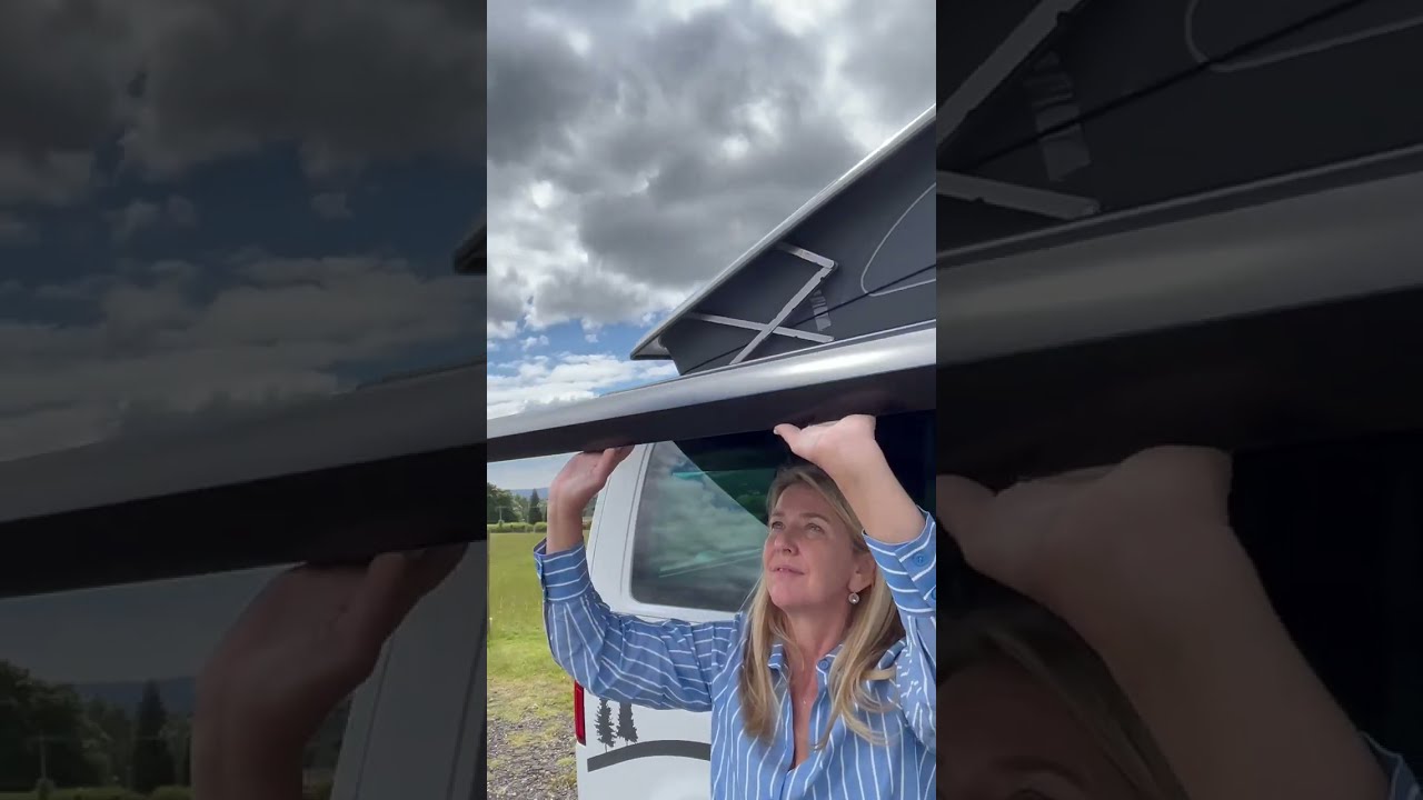 How to open your #vwcampervan awning! - Four Seasons Campers | Campervan Hire Scotland