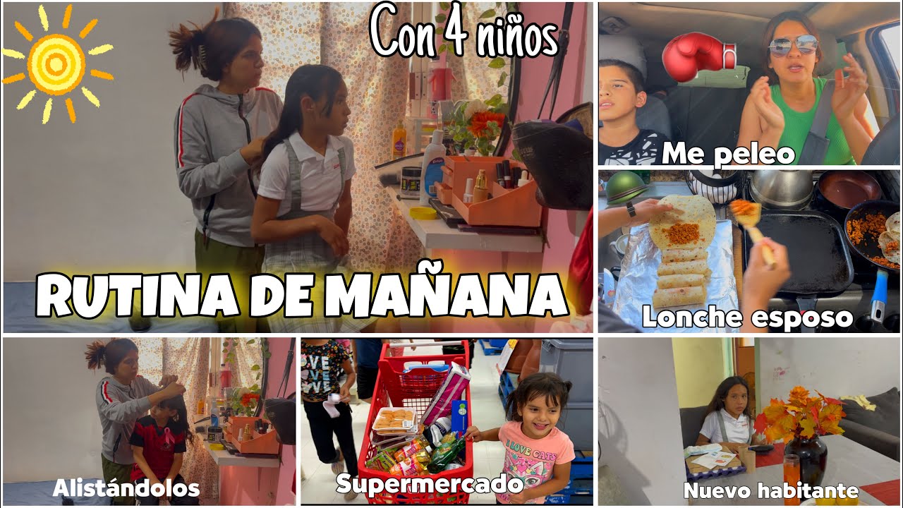 Despensa 🛒15cenal🍅🥑+Nueva rutina de mañana☀️con mi nueva niña👧🏻/lonches🪖🥪de mi esposo😩