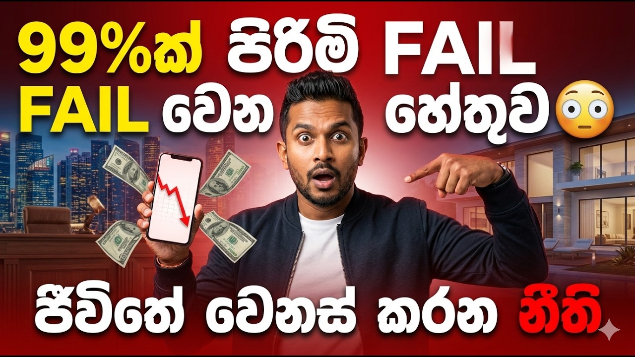 99%ක් පිරිමි fail වෙන හේතුව 😳 ජීවිතේ වෙනස් කරන නීති