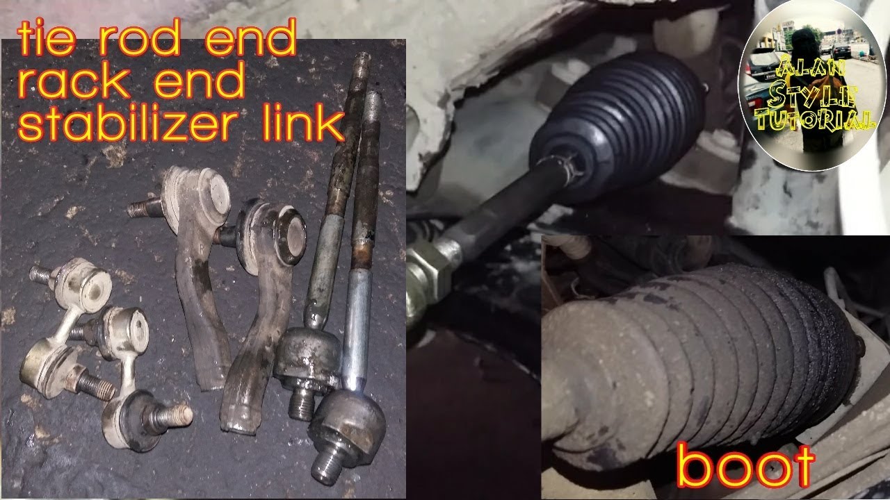 Cara Ganti/PasangTie Rod End, Rack End, Stabilizer Link,  #AOneAuto #AlanStyle #TutorialDiy