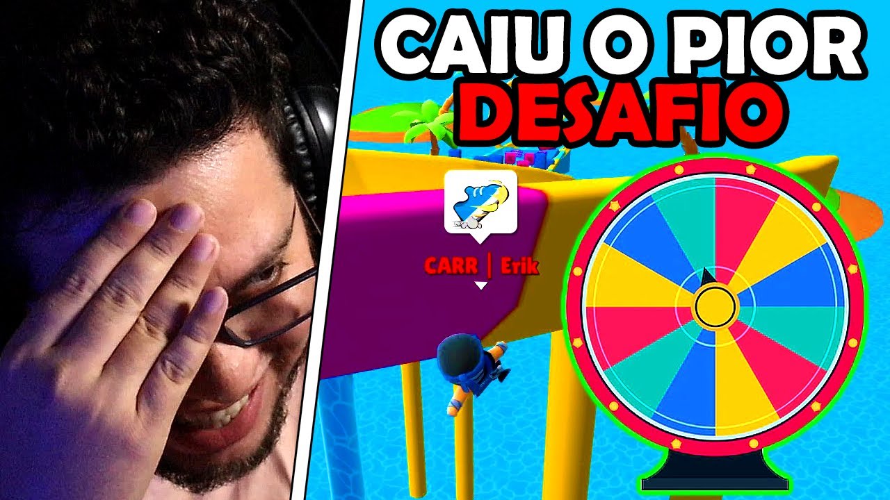 FIZ o PIOR DESAFIO na ROLETA DOS DESAFIOS do Stumble Guys