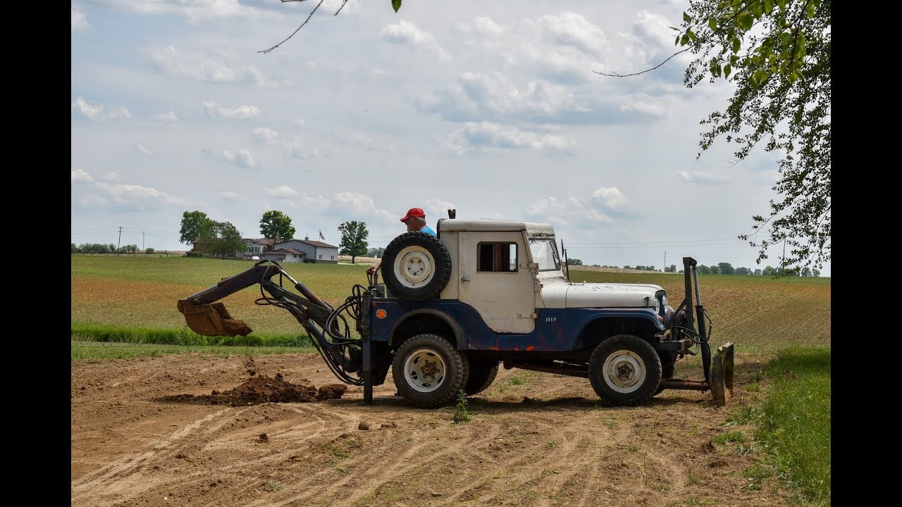 Vintage Farm Jeeps in Action