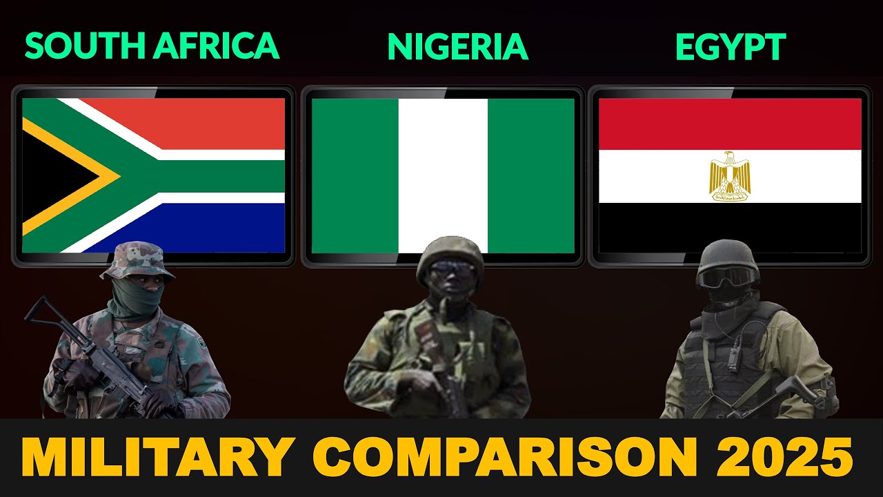 South Africa vs Nigeria vs Egypt Military Power Comparison 2025