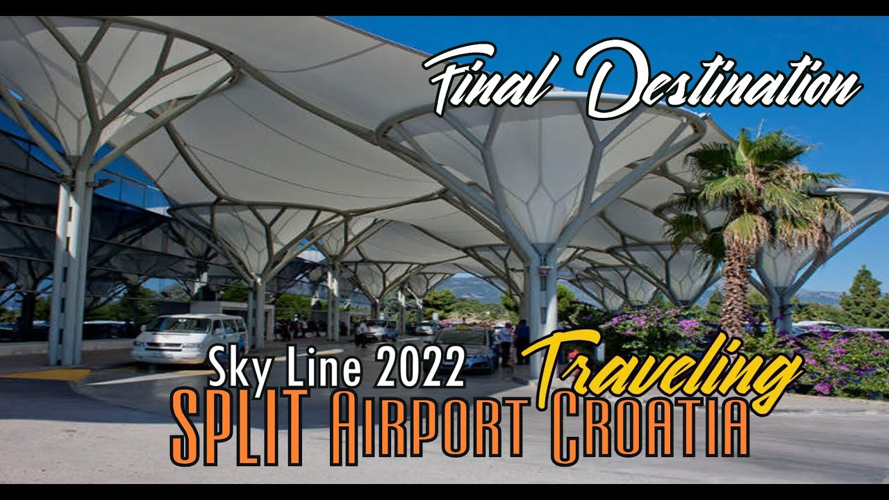 Slijetanje / Landing To Split Airport Croatia