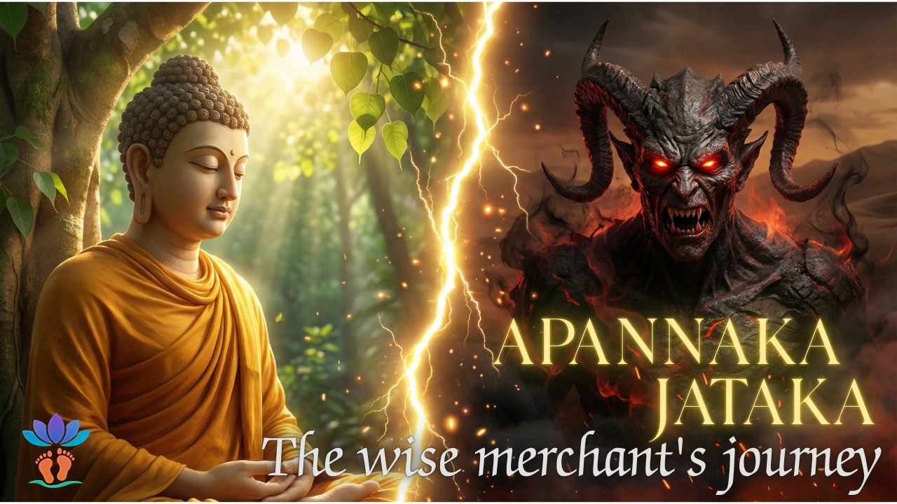 The wise merchant's journey | Apannaka Jataka Tale | Jataka Tales in English