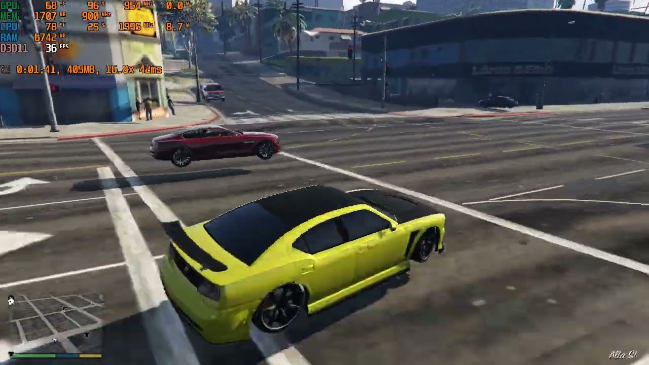 Gameplay GTA V ft NVIDIA GeForce 920M + Intel Core i3 5005u 2.0Ghz RAM 8GB Dual Channel