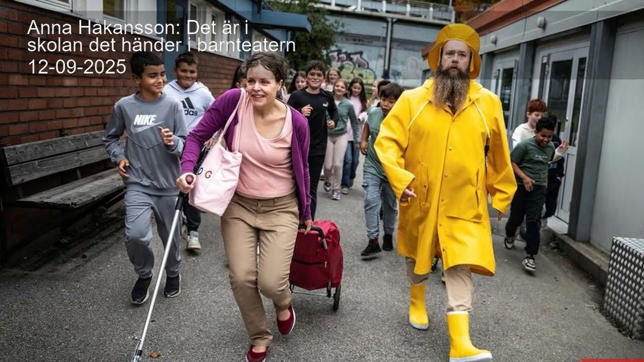 Anna H&aring;kansson: Det &auml;r i skolan det h&auml;nder i barnteatern