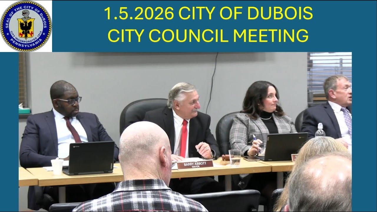 1.5.2026 CITY OF DUBOIS MEETING