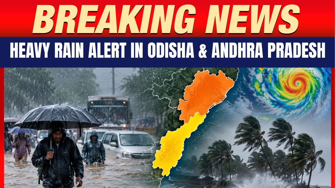 Heavy Rain Alert In Odisha & Andhra Pradesh | Deep Depression Crosses Andhra Coast | News9
