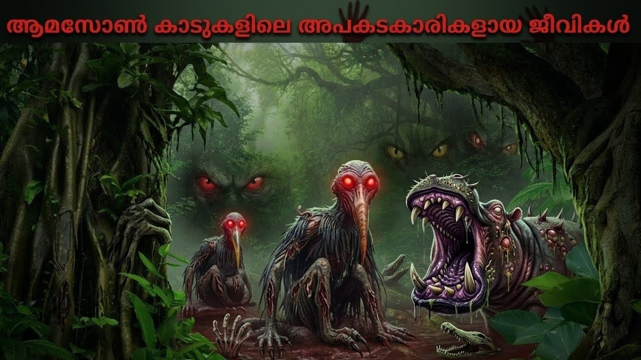 ആമസോൺ വനത്തിലെ ഭീകര ജീവികൾ!Dangerous Animals In Amazon Jungle In Malayalam PART1 Goats Encyclopedia