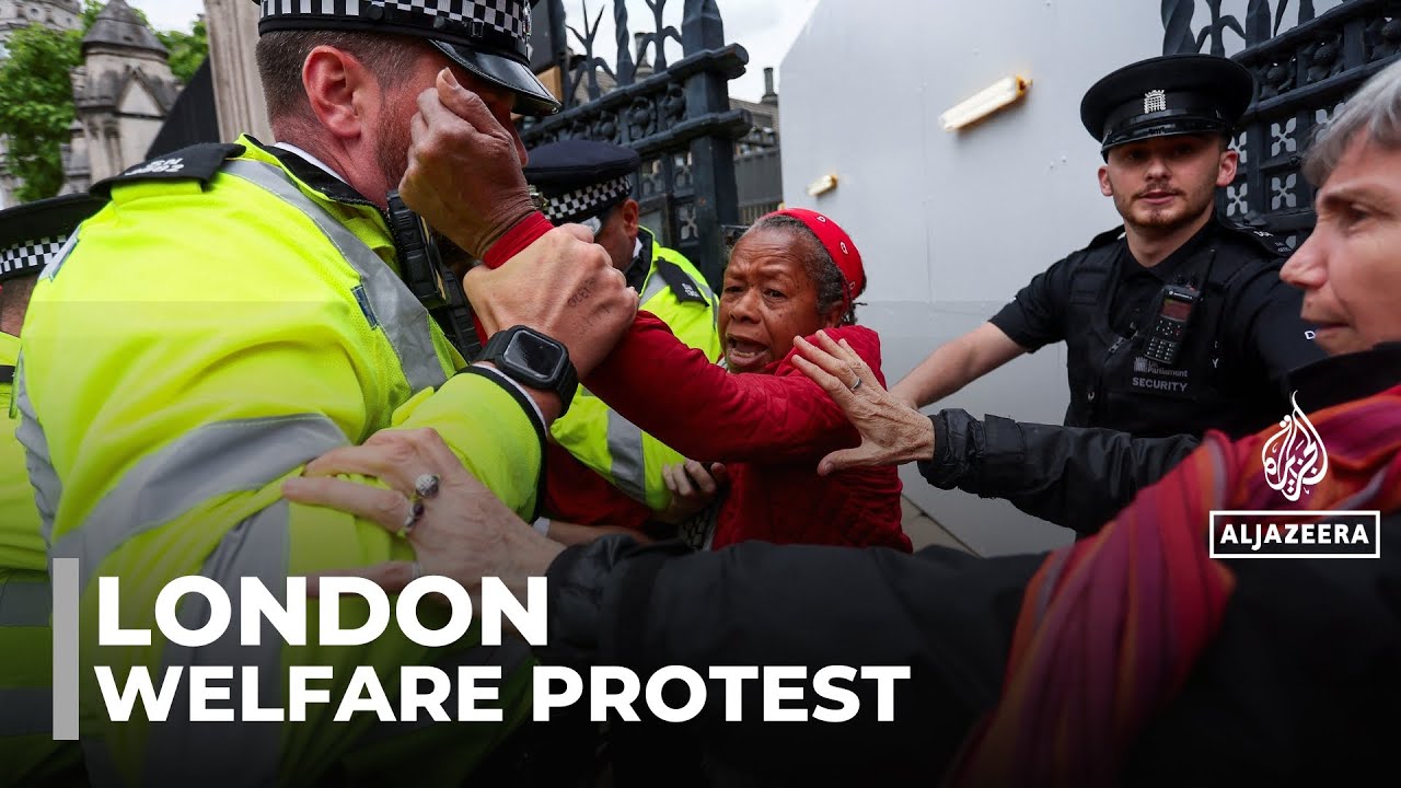London protesters demand ‘Welfare not Warfare’ amid military spending rise