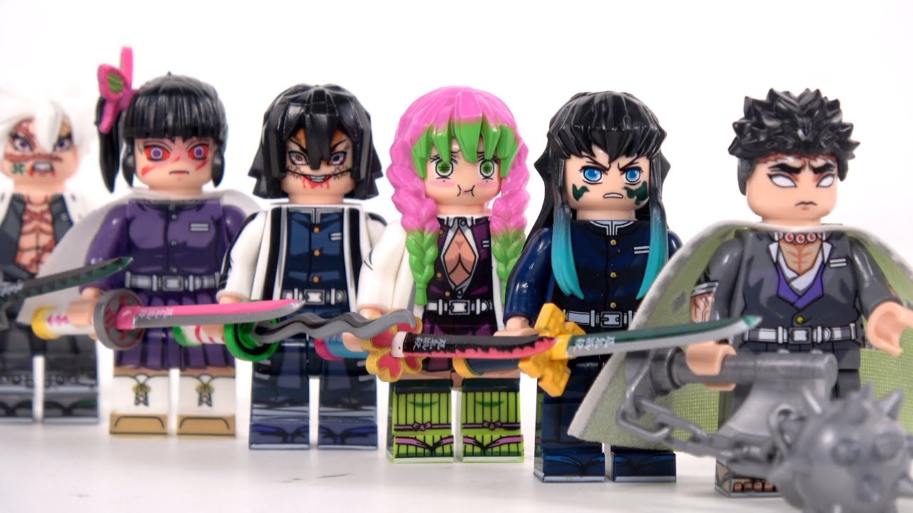 귀멸의 칼날 비라이센스 레고 피규어 근황 (Lego demon slayer custom figures)