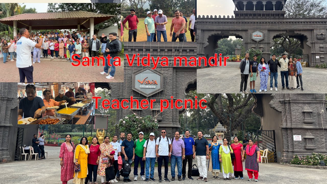 Samta Vidya Mandir Kandivali || Teachers Picnic || Visava Amusement Park & Resort Panvel ||