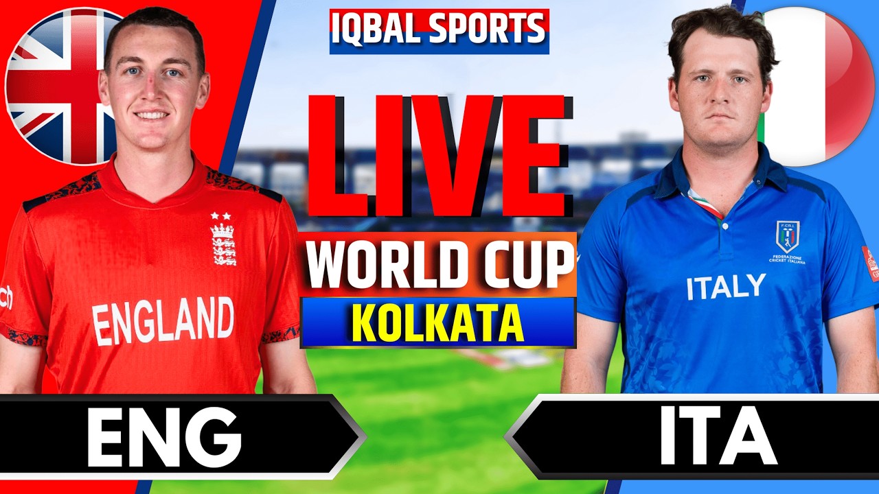 England vs Italy, T20 World Cup | Live Cricket Match Today | ENG vs ITA Live Match | Iqbal Sports