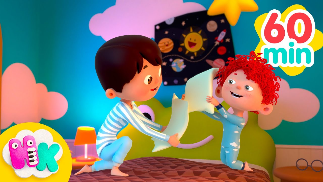 Die Pyjama-Party 🛏️🥳 Ich geh zu einer Übernachtung | Lieder für Kinder | HeyKids Kinderlieder TV