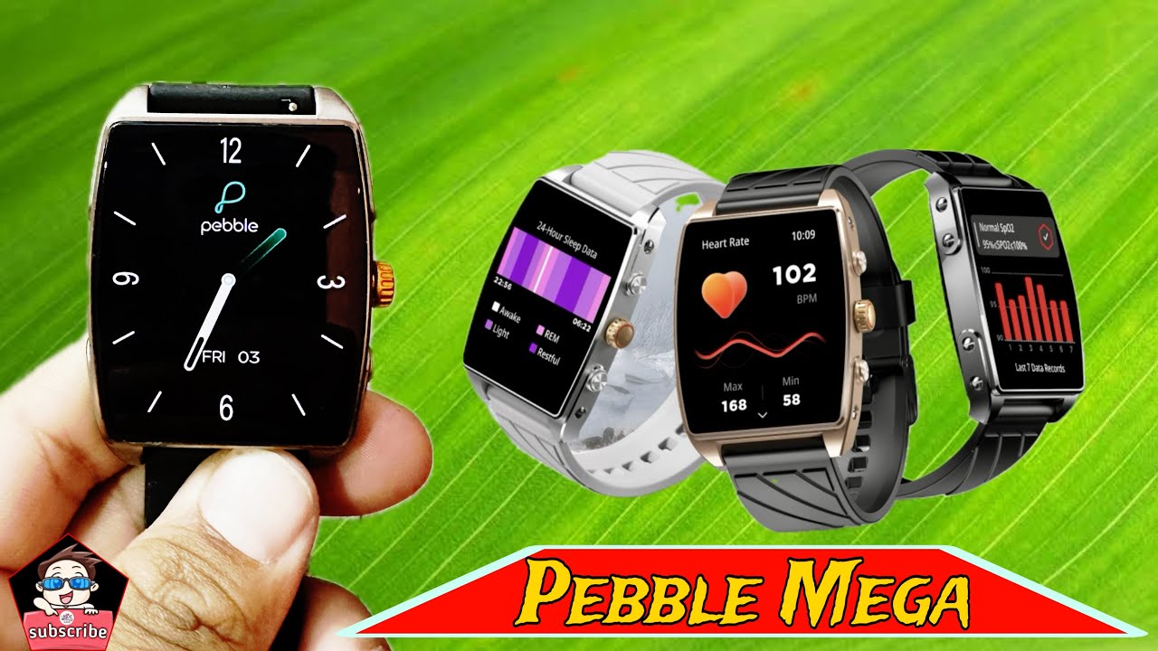 Pebble Mega Smartwatch | First In YouTube. #review #unboxing #smartwatch #fireboltt #bestsmartphones