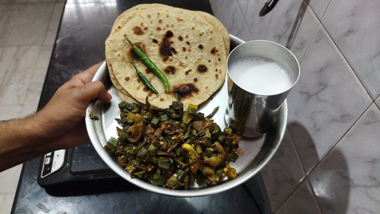Bhindi & Chapati | Calm Indian Cooking | Simple Home Food