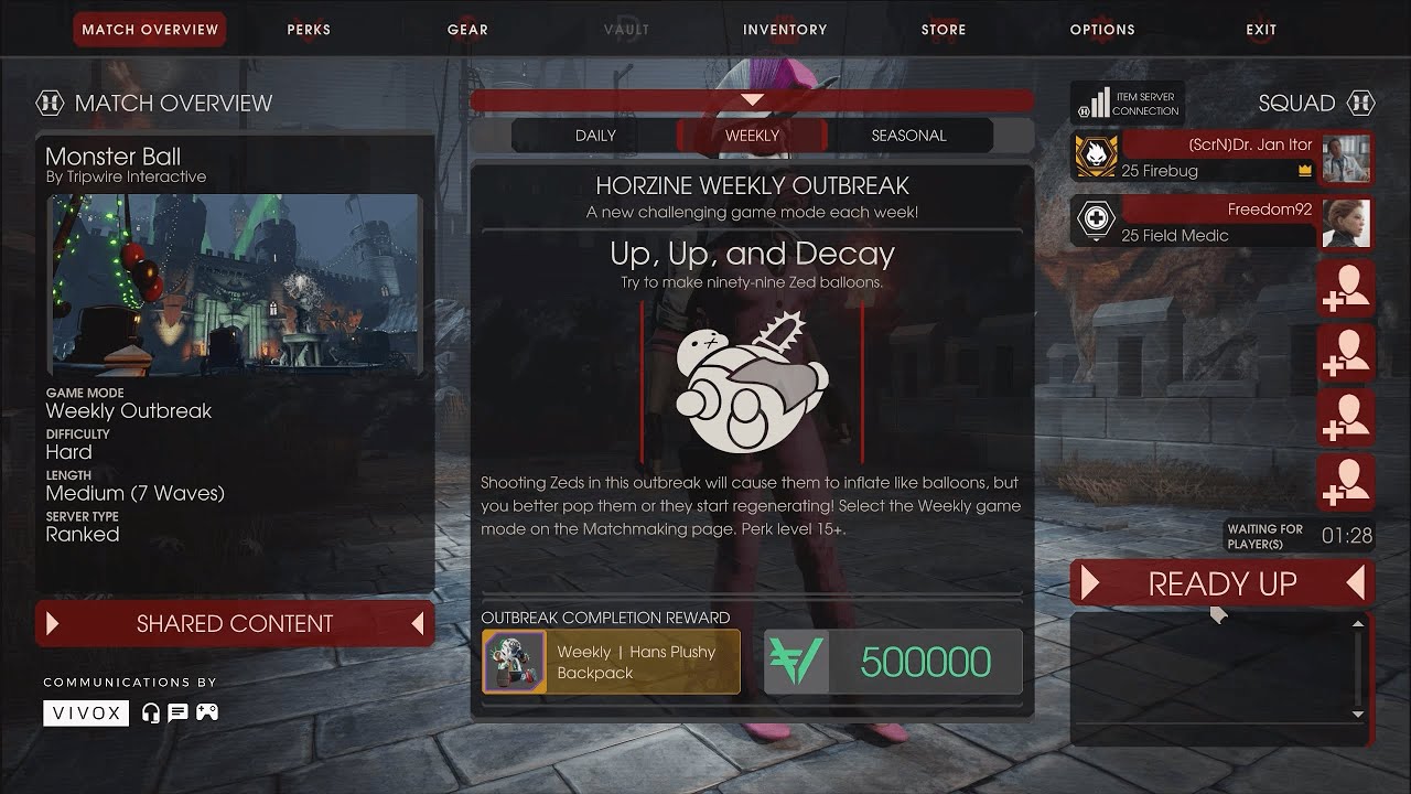 Killing Floor 2 – Up, Up and Decay Weekly (Monster Ball)