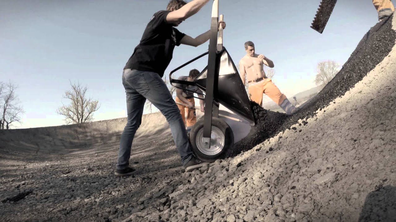 Construction of the Velodrome Suisse BMX and Pumptrack at Grenchen