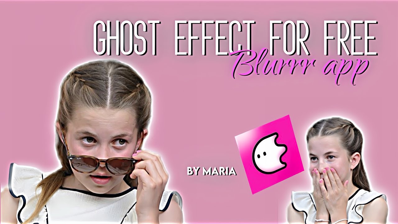 Ghost effect in Blurrr App for FREE