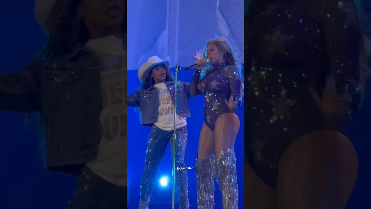 Blue is so expressive! Blue Ivy & Beyonce performs &ldquo;YA YA&rdquo; on the Cowboy Carter Tour #blueivy #bey