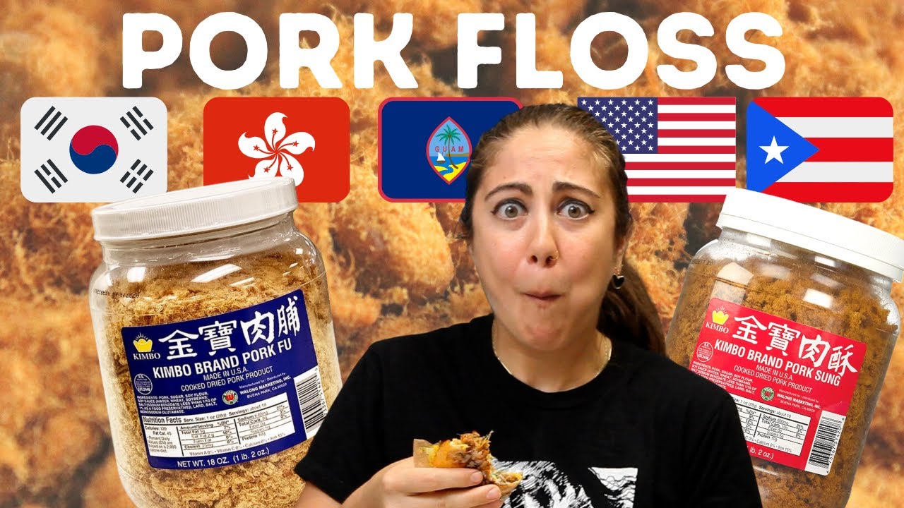 Pork Floss 5 Ways (Taiwan, Malaysia, Vietnam, USA, China)