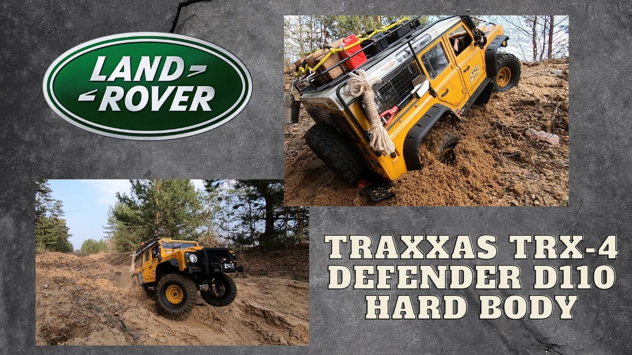 Scale RC / Defender D110 Trophy TRX-4 / Injora hard body / 