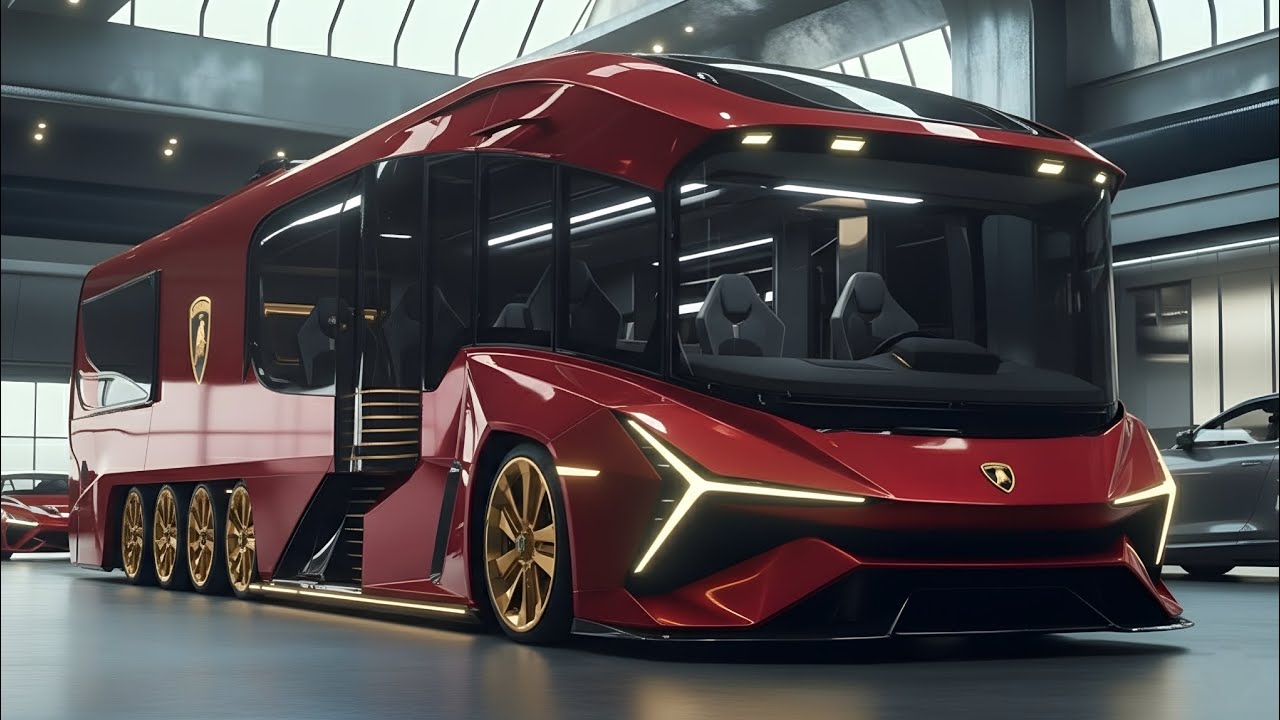 Lamborghini Motorhome 2027 Интерьер как в пятизвездочном отеле