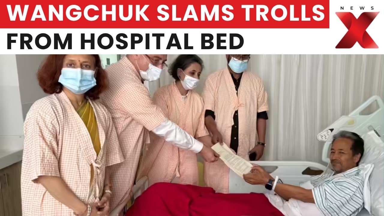 Sonam Wangchuk Breaks Silence From Hospital, Hits Back at Trolls After 26-Day Fast | NewsX