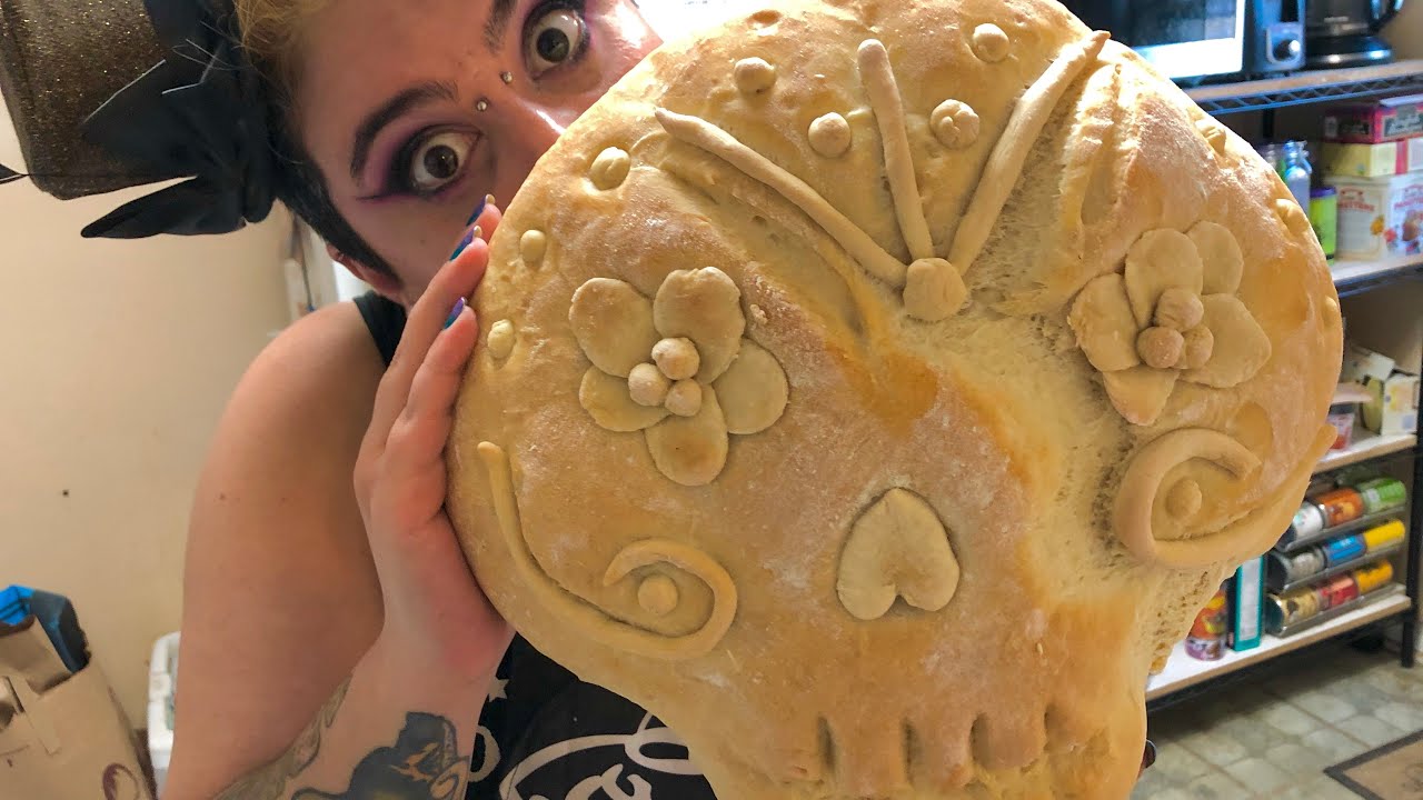 Making Skull Bread
