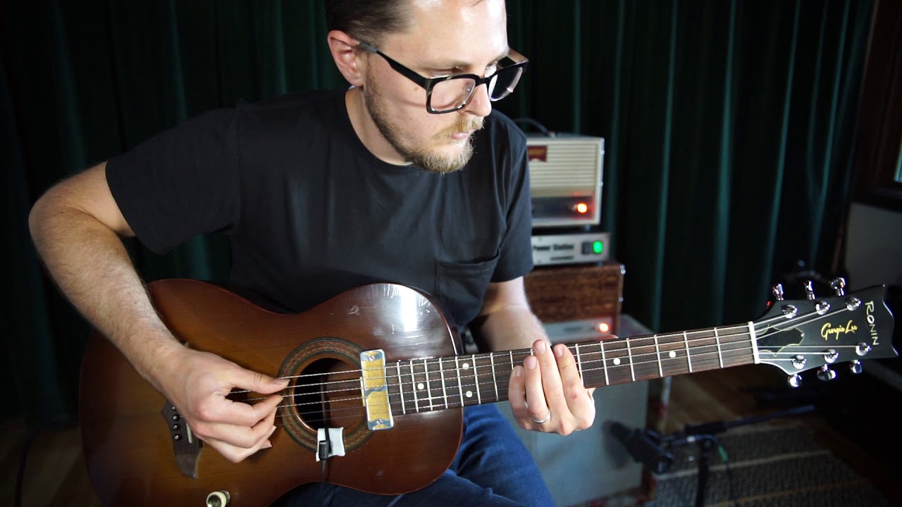 Ronin Guitars Georgia Lee Goldfoil Parlor Acoustic - By Dan Phelps #2