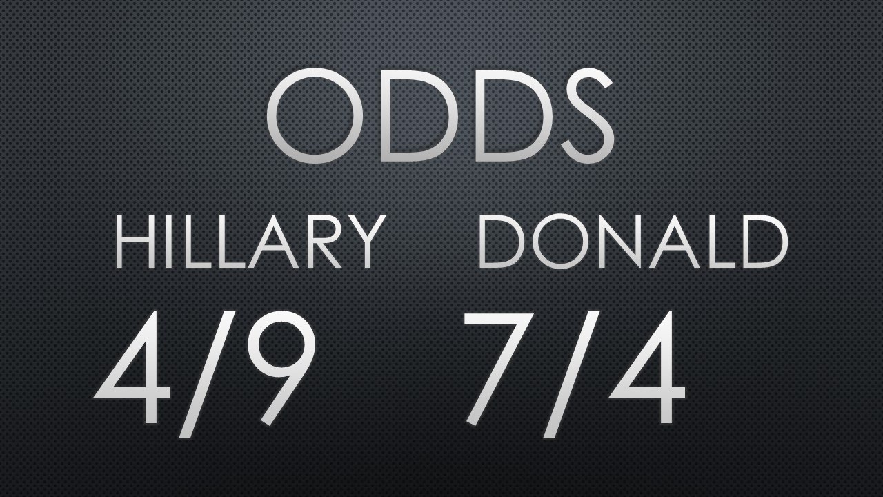 Odds explained for US presidential election Hillary Clinton vs Donald Trump